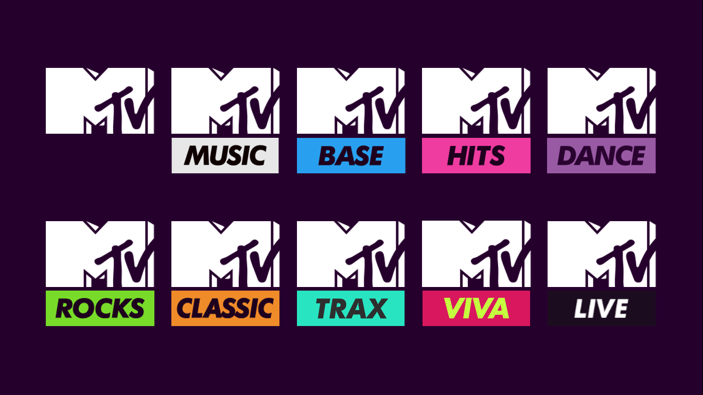 Channels Brand Refresh MTV & Comedy Central (Includes 'The TV